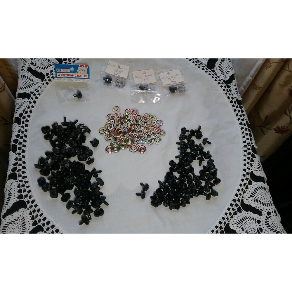 Vintage Large Lot of Westrim Crafts Plastic Noses for Stuffed Animals